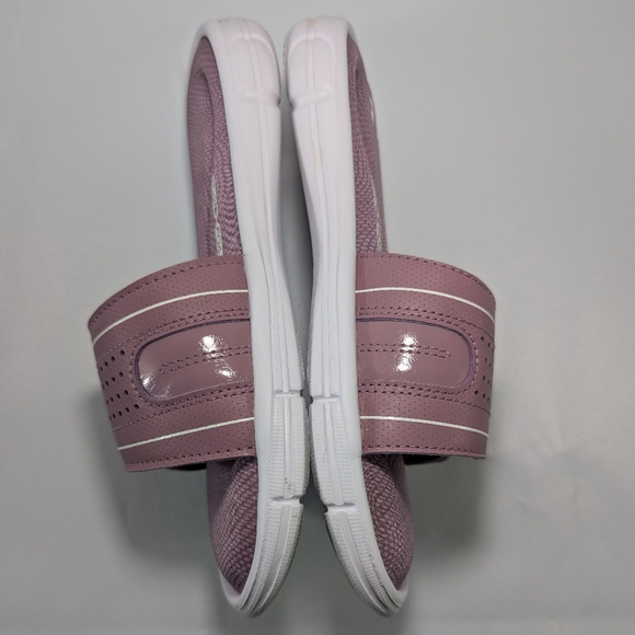 Under Armour Velcro-Adjustable Slides Sandals with Memory Foam, Pink, Size 6 - Picture 7 of 13